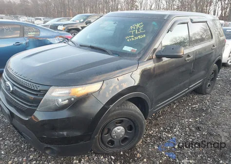 2015 Ford Explorer Police Interceptor из США, поврежденный, VIN 1FM5K8AR8FGA15918
